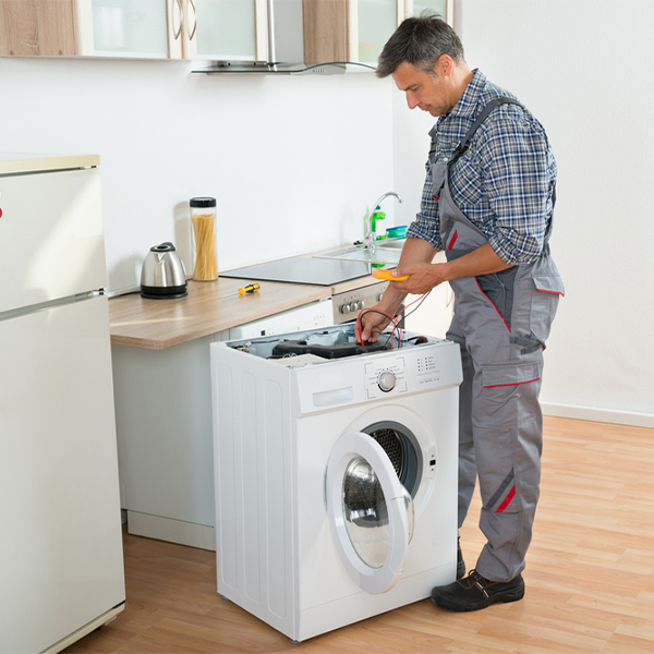 can you walk me through the steps of troubleshooting my washer issue in Reily OH